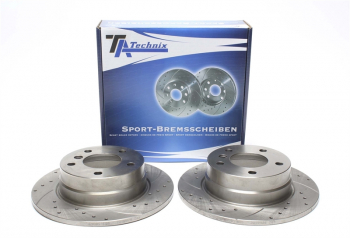 Preview: TA Technix Sport Bremsscheiben Satz Hinterachse passend für BMW 116i/118i E81 / F20
