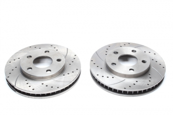 TA Technix sport brake disc set front axle suitable for Buick Regal /Opel Sintra/ Pontiac Grand Prix, Trans Sport