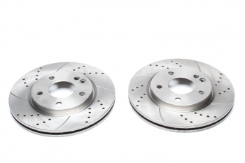 TA Technix Sport brake disc set front axle suitable for Mercedes Benz Vaneo