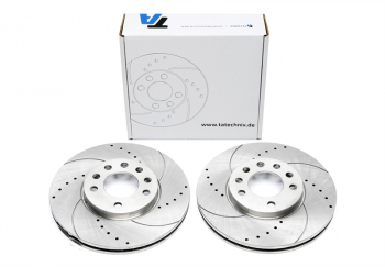 TA Technix sport brake disc set front axle suitable for Fiat Croma / Opel Signum / Vectra C / Saab 9-3