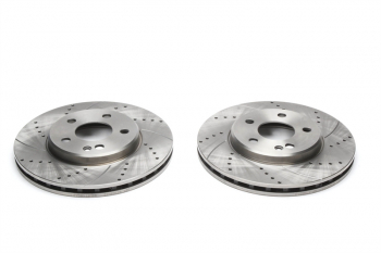 TA Technix Sport Brake Disc Set Front Axle suitable for Mercedes Benz A-Class / B-Class