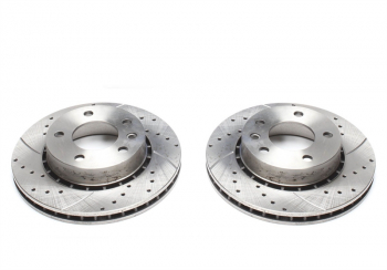 TA Technix Sport brake disc set front axle fits Opel Omega A