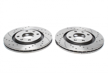 TA Technix Sport brake disc set front axle suitable for Citroen / Peugeot