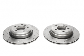 TA Technix Sport Bremsscheiben Satz Hinterachse passend für BMW 7er E65/E66