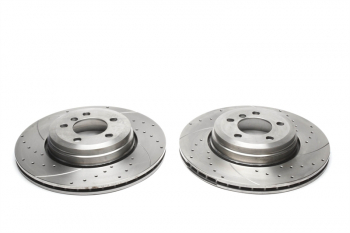 TA Technix Sport Bremsscheiben Satz Hinterachse passend für BMW 7er E65/E66