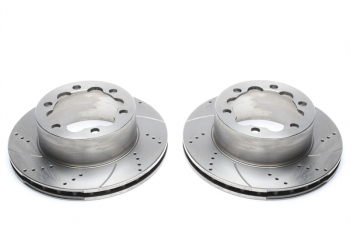 TA Technix Sport Brake Disc Set Rear Axle suitable for Mercedes Benz Sprinter/VW Crafter