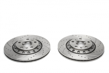 TA Technix Sport Brake Disc Set Rear Axle suitable for Audi A8/ VW Phaeton