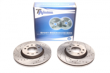 TA Technix Sport brake disc set front axle suitable for Citroën Jumpy / Peugeot Expert