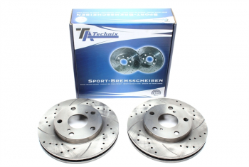 TA Technix Sport brake disc set front axle fits Toyota Camry / Camry Station Wagon / Picnic