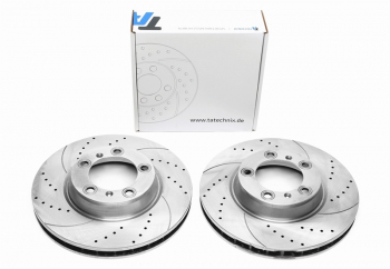 TA Technix sport brake disc set front axle suitable for Porsche 911 type 996+997