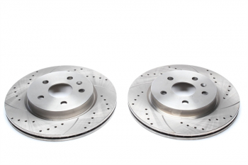 TA Technix Sport Brake Disc Set Rear Axle suitable for Opel Insignia/Saab 9-5