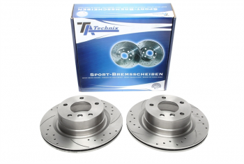 TA Technix Sport Bremsscheiben Satz Vorderachse passend für BMW 1er Coupe E82, - Cabriolet E88