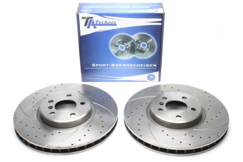 Preview: TA Technix Sport Bremsscheiben Satz Vorderachse passend für BMW X5 E70/ X6 E71 E72
