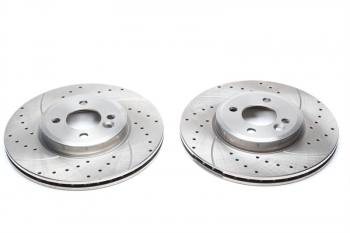 TA Technix sport brake disc set front axle suitable for Mini One/Cooper R50 R53 / R52