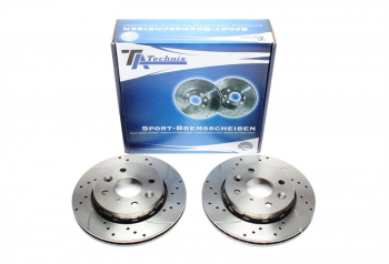 TA Technix Sport Brake Disc Set Front Axle suitable for Sephia / Sephia Notchback / Shuma Notchback