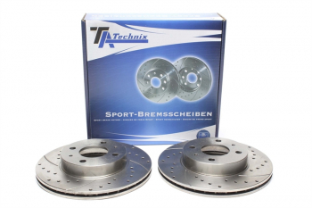 TA Technix Sport Bremsscheiben Satz Vorderachse passend für Nissan Almera