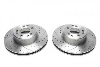 TA Technix Sport Bremsscheiben Satz Vorderachse passend für Mercedes Benz S-Klasse W140