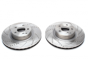 TA Technix Sport Bremsscheiben Satz Vorderachse passend für Mercedes Benz S-Klasse W220/C215