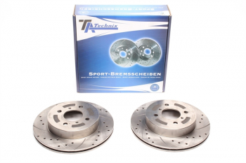 TA Technix Sport brake disc set front axle fits Suzuki Ignis