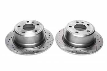 TA Technix Sport Bremsscheiben Satz Hinterachse passend für BMW 5er Serie E34 iX Modelle