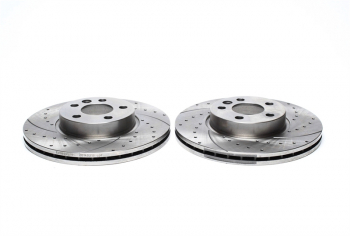 TA Technix sport brake disc set front axle suitable for Ford Galaxy / Seat Alhambra / VW Sharan / T4