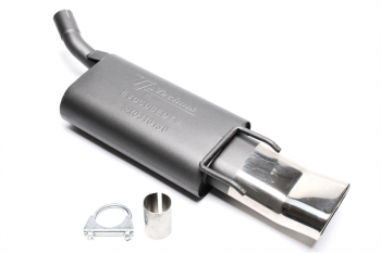 TA Technix sport rear silencer 70x140mm DTM fits Opel Corsa B