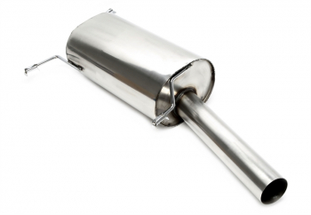 TA Technix rear silencer 1x70mm round/sharp from stainless steel system EVOG1A-xx