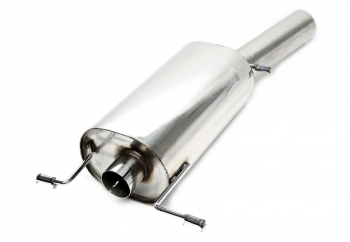 TA Technix Endschalldämpfer 1x90mm rund aus Edelstahlanlage EVOG1A-xx