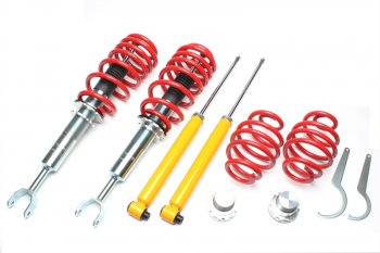 TA Technix coilover suspension suitable for Audi A6 (4B) / Skoda Superb (3U) / VW Passat Type (3B/3BG)