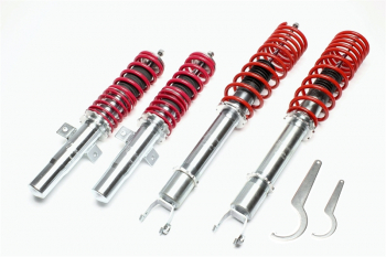 TA Technix coilover suspension all with rear axle = fork mount fits Ford Fiesta IV, Ka, Puma / Mazda 121