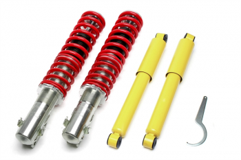 TA Technix coilover suspension front axle+rear axle suitable for Seat Inca / VW Caddy II, Type 9K