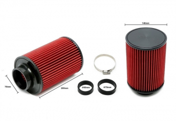 TA Technix sports air filter red Ø148mm