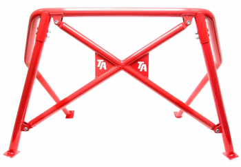 TA Technix roll bar red with logo fits for VW Golf IV type 1J