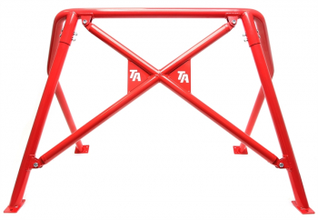 TA Technix roll bar red with logo fits for VW Golf V type 1K