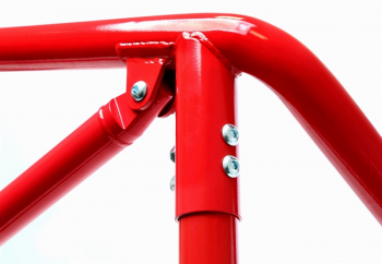 TA Technix roll bar red with logo fits for VW Golf V type 1K