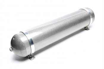 TA Technix nahtloser Lufttank 19 Liter / Lufttank silber mit echt Carbon Furnier