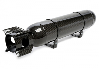 TA Technix Lufttank "Military Look" 19 Liter schwarz mit echt Carbon Furnier