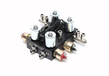 TA Technix 2/2 way solenoid valve block axial control