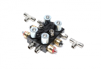 TA Technix 2/2 way solenoid valve block axial control