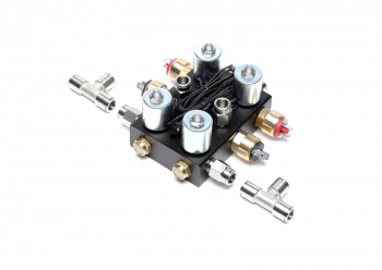 TA Technix 2/2 way solenoid valve block axial control