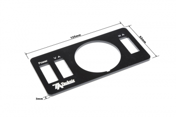 TA Technix / Viair Druckanzeigen Halter / Rahmen schwarz