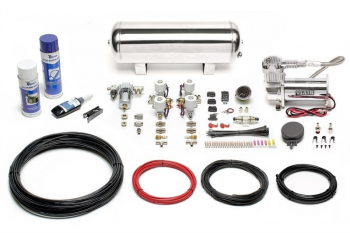 TA Technix Air Generation Kit 380 Viair Compressor / 11,5L Chrome Tank / Display Black / Hose Black