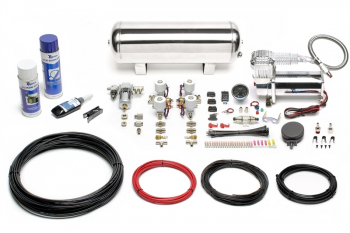 TA Technix Air Generation Kit 380 TA Technix Compressor / 11,5L Chrome Tank / Display Black / Hose Black