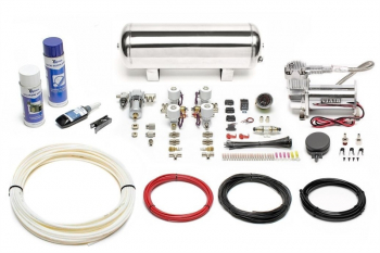 TA Technix Air Generation Kit 380 Viair Compressor / 11,5L Chrome Tank / Display Black / Hose White