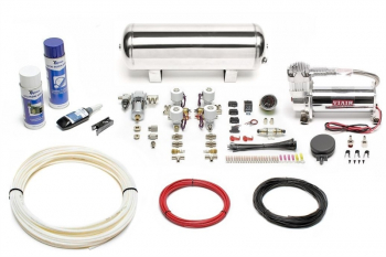 TA Technix Air Generation Kit 444 Viair Compressor / 11,5L Chrome Tank / Display Black / Hose White