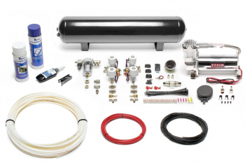 TA Technix Air Generation Kit 444 Viair Compressor / 19L Black Tank / Black Indicator / White Hose