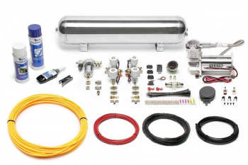 TA Technix Air Generation Kit 380 Viair Compressor / 19L Chrome Tank / Display Black / Hose Yellow