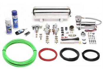 TA Technix Air Generation Kit 480 Viair Compressor / 11,5L Chrome Tank / Display Black / Hose Green