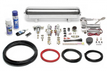 TA Technix Air Generation Kit 380 Viair Compressor / 19L Chrome Tank / Display Black / Hose Black