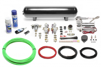 TA Technix Air Generation Kit 380 Viair Compressor / 19L Black Tank / Display Black / Hose Green